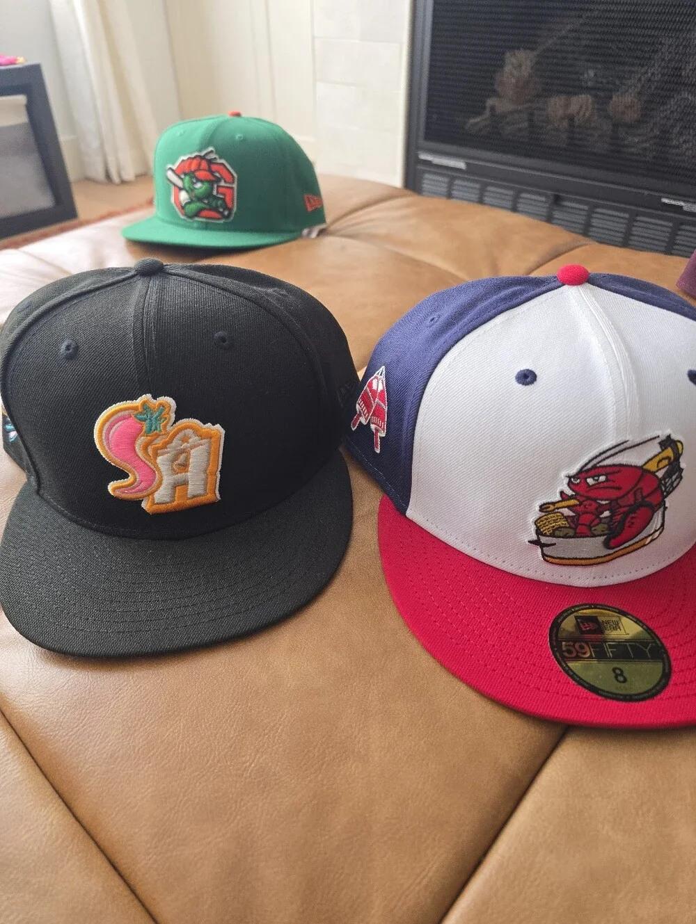 Lot Of 10 New Era MiLB Size 8